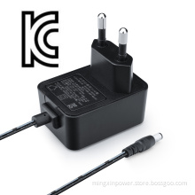 Korean12V 1A dc power adapter with KC